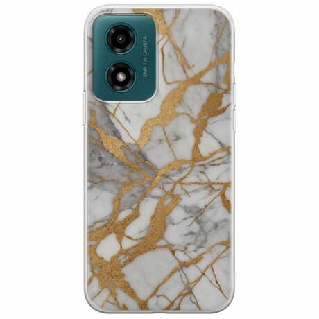 The Marble Collection - Elegance Motorola Moto G04s Flexible TPU (Διάφανη Σιλικόνη)