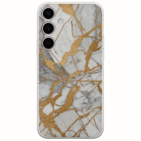 The Marble Collection - Elegance Samsung Galaxy S24 FE 5G Flexible TPU (Διάφανη Σιλικόνη)