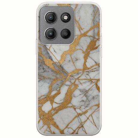 The Marble Collection - Elegance Motorola Moto G15 Flexible TPU (Διάφανη Σιλικόνη)