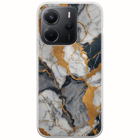 The Marble Collection - Artistic Xiaomi Redmi Note 14 4G Flexible TPU (Διάφανη Σιλικόνη)