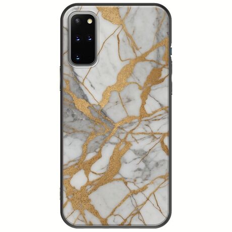 The Marble Collection - Elegance Samsung Galaxy S20 Plus Black TPU (Μαύρη Σιλικόνη)