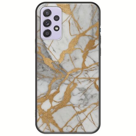The Marble Collection - Elegance Samsung Galaxy A52 (4G/5G) A52s Black TPU (Μαύρη Σιλικόνη)
