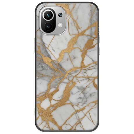 The Marble Collection - Elegance Xiaomi Mi 11 Lite / 11 Lite NE / 5G Black TPU (Μαύρη Σιλικόνη)