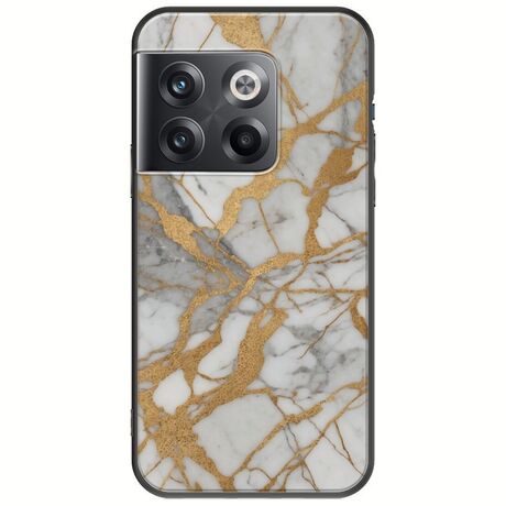The Marble Collection - Elegance OnePlus 10T 5G Black TPU (Μαύρη Σιλικόνη)