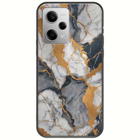 The Marble Collection - Artistic Xiaomi Redmi Note 12 Pro Plus 5G Black TPU (Μαύρη Σιλικόνη)