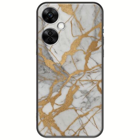 The Marble Collection - Elegance OnePlus Nord CE 3 Lite 5G Black TPU (Μαύρη Σιλικόνη)