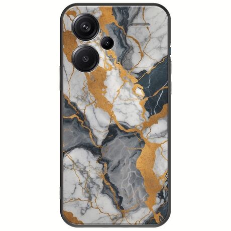 The Marble Collection - Artistic Xiaomi Redmi Note 13 Pro Plus 5G Black TPU (Μαύρη Σιλικόνη)
