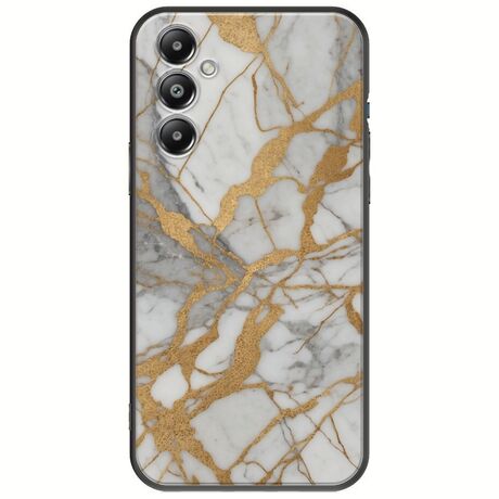 The Marble Collection - Elegance Samsung Galaxy M35 5G Black TPU (Μαύρη Σιλικόνη)