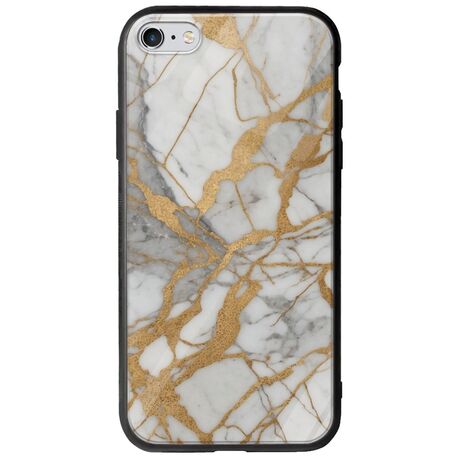 The Marble Collection - Elegance iPhone 6/6s Groove TPU (Tempered Glass και TPU)