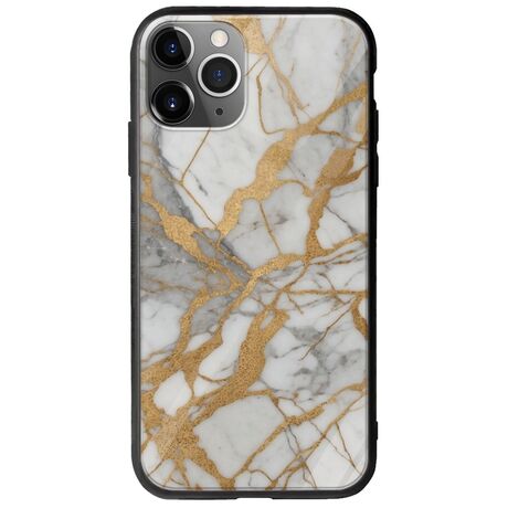 The Marble Collection - Elegance iPhone 11 Pro Max Groove TPU (Tempered Glass και TPU)