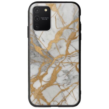 The Marble Collection - Elegance Samsung Galaxy S10 Lite Groove TPU (Tempered Glass και TPU)