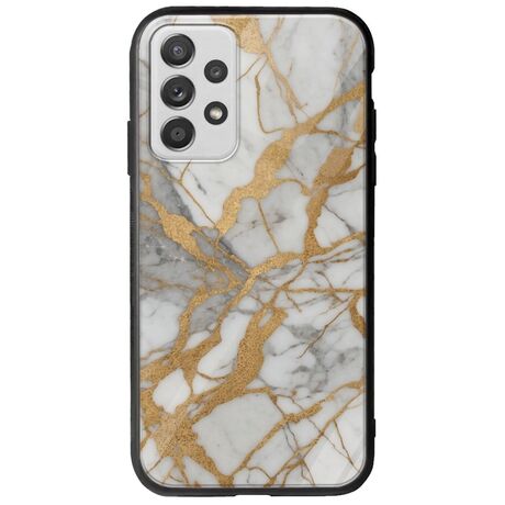 The Marble Collection - Elegance Samsung Galaxy A32 5G Groove TPU (Tempered Glass και TPU)