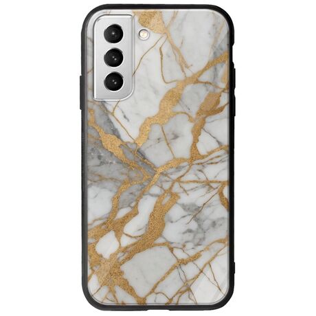 The Marble Collection - Elegance Samsung Galaxy S22 Plus Groove TPU (Tempered Glass και TPU)
