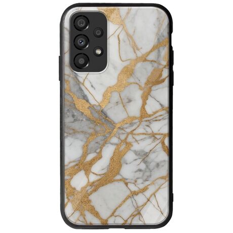 The Marble Collection - Elegance Samsung Galaxy A33 5G Groove TPU (Tempered Glass και TPU)