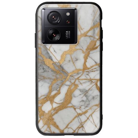 The Marble Collection - Elegance Xiaomi 13T 5G Groove TPU (Tempered Glass και TPU)
