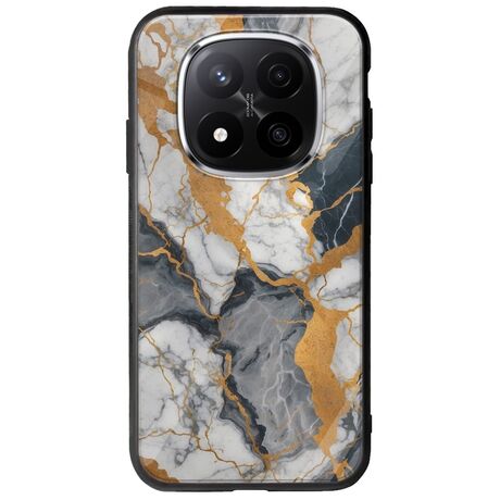 The Marble Collection - Artistic Xiaomi Redmi Note 14 Pro 5G Groove TPU (Tempered Glass και TPU)