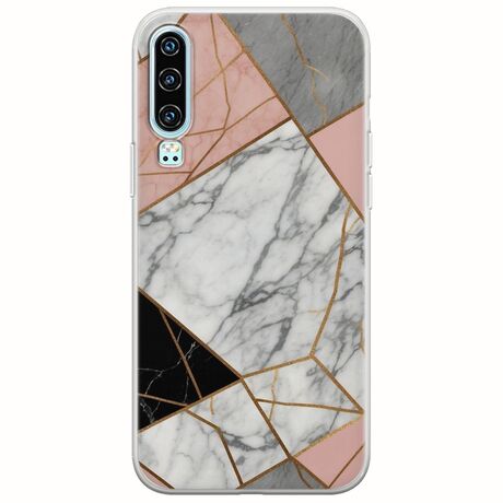 The Marble Collection - Modern Huawei P30 Flexible TPU (Διάφανη Σιλικόνη)
