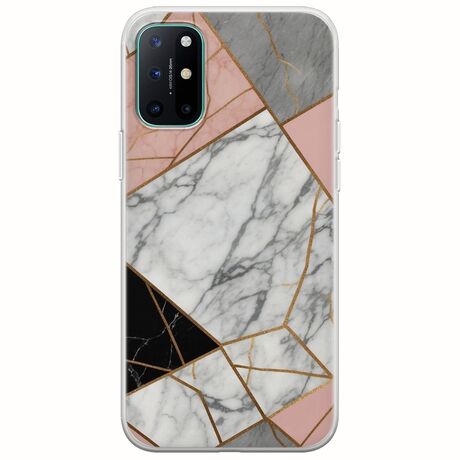 The Marble Collection - Modern OnePlus 8 Flexible TPU (Διάφανη Σιλικόνη)