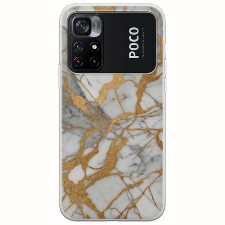 The Marble Collection - Elegance Xiaomi Poco M4 Pro 4G Flexible TPU (Διάφανη Σιλικόνη)