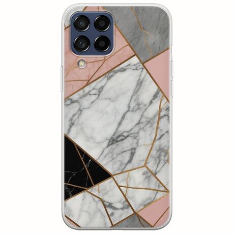 The Marble Collection - Modern Samsung Galaxy M53 5G Flexible TPU (Διάφανη Σιλικόνη)