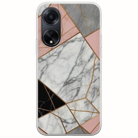 The Marble Collection - Modern Oppo A98 5G Flexible TPU (Διάφανη Σιλικόνη)