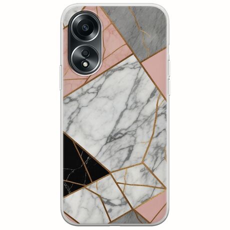 The Marble Collection - Modern Oppo A58 4G Flexible TPU (Διάφανη Σιλικόνη)