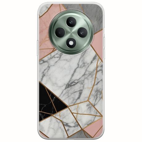 The Marble Collection - Modern Oppo Reno 12 F 5G Flexible TPU (Διάφανη Σιλικόνη)