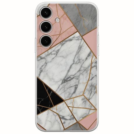The Marble Collection - Modern Samsung Galaxy S24 FE 5G Flexible TPU (Διάφανη Σιλικόνη)