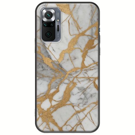 The Marble Collection - Elegance Xiaomi Redmi Note 10 Pro / 10 Pro Max Black TPU (Μαύρη Σιλικόνη)