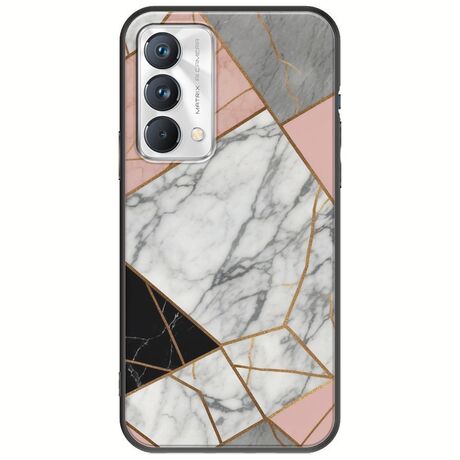 The Marble Collection - Modern Realme GT Master Edition Black TPU (Μαύρη Σιλικόνη)