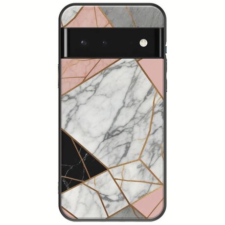 The Marble Collection - Modern Google Pixel 6 Pro 5G Black TPU (Μαύρη Σιλικόνη)