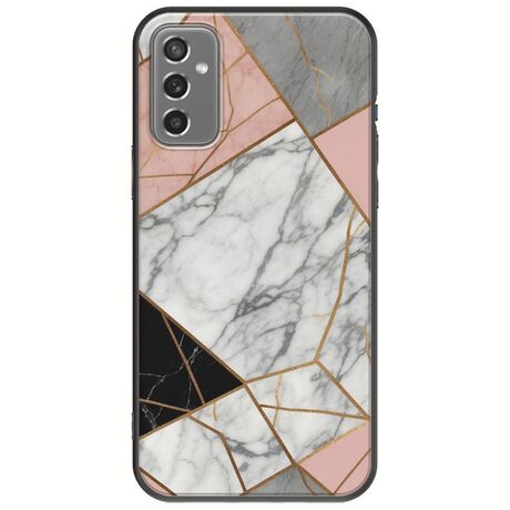 The Marble Collection - Modern Samsung Galaxy M13 4G Black TPU (Μαύρη Σιλικόνη)