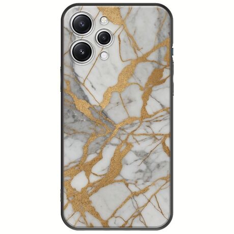 The Marble Collection - Elegance Xiaomi Redmi 12 Black TPU (Μαύρη Σιλικόνη)
