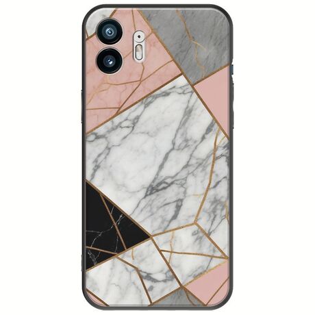 The Marble Collection - Modern Nothing Phone (2) Black TPU (Μαύρη Σιλικόνη)