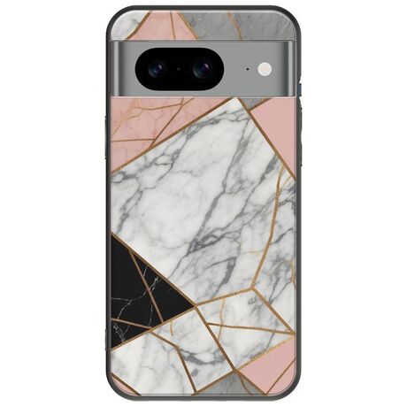 The Marble Collection - Modern Google Pixel 8 5G Black TPU (Μαύρη Σιλικόνη)