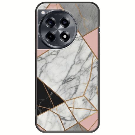 The Marble Collection - Modern OnePlus 12R 5G Black TPU (Μαύρη Σιλικόνη)