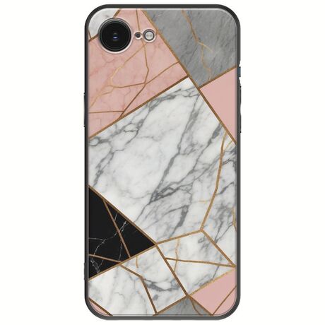 The Marble Collection - Modern iPhone 16e Black TPU (Μαύρη Σιλικόνη)