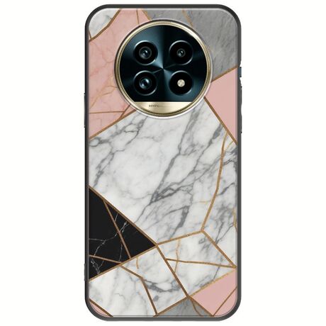 The Marble Collection - Modern Realme 13 Pro 5G Black TPU (Μαύρη Σιλικόνη)