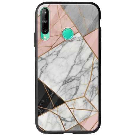 The Marble Collection - Modern Huawei P40 Lite E Groove TPU (Tempered Glass και TPU)