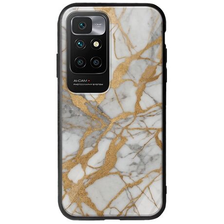 The Marble Collection - Elegance Xiaomi Redmi 10 2022 Groove TPU (Tempered Glass και TPU)