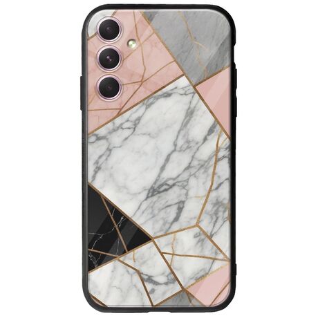 The Marble Collection - Modern Samsung Galaxy A14 5G Groove TPU (Tempered Glass και TPU)