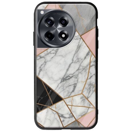 The Marble Collection - Modern OnePlus 12 5G Groove TPU (Tempered Glass και TPU)