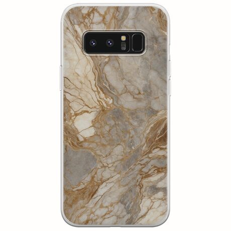 The Marble Collection - Natural Samsung Galaxy Note 8 Flexible TPU (Διάφανη Σιλικόνη)