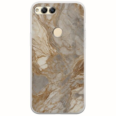The Marble Collection - Natural Huawei Honor 7X Flexible TPU (Διάφανη Σιλικόνη)