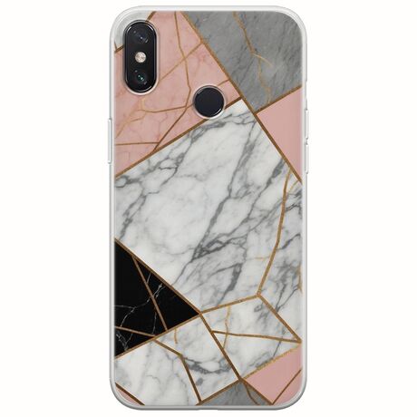 The Marble Collection - Modern Xiaomi Redmi Note 6 Pro Flexible TPU (Διάφανη Σιλικόνη)