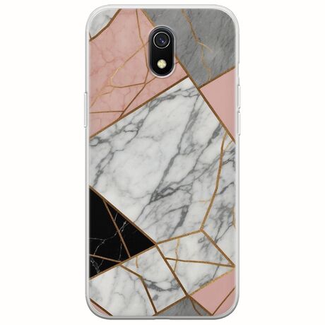The Marble Collection - Modern Xiaomi Redmi 8A Flexible TPU (Διάφανη Σιλικόνη)