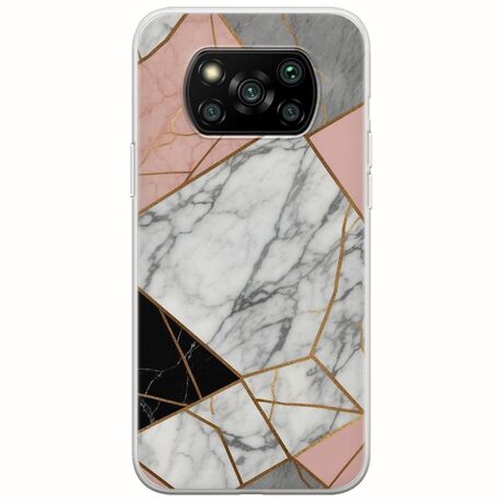 The Marble Collection - Modern Xiaomi Poco X3 NFC / X3 Pro Flexible TPU (Διάφανη Σιλικόνη)