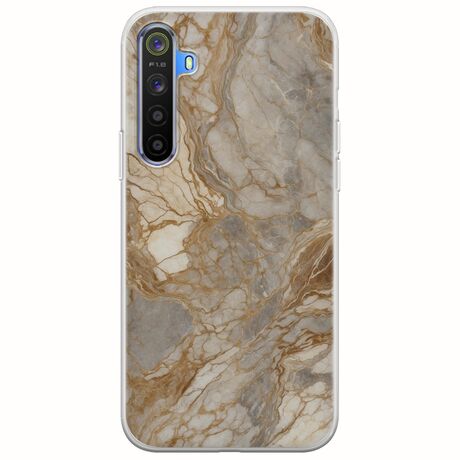 The Marble Collection - Natural Realme 6 Pro Flexible TPU (Διάφανη Σιλικόνη)