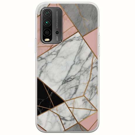 The Marble Collection - Modern Xiaomi Redmi 9T Flexible TPU (Διάφανη Σιλικόνη)