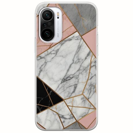 The Marble Collection - Modern Xiaomi Poco F3 Flexible TPU (Διάφανη Σιλικόνη)